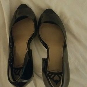 Fergalicious peep toe pumps